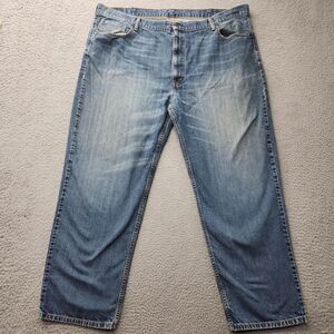 Levis Jeans Mens 48x32 Blue 550 Relaxed Fit Baggy Vintage‎ Y2K Distressed Casual